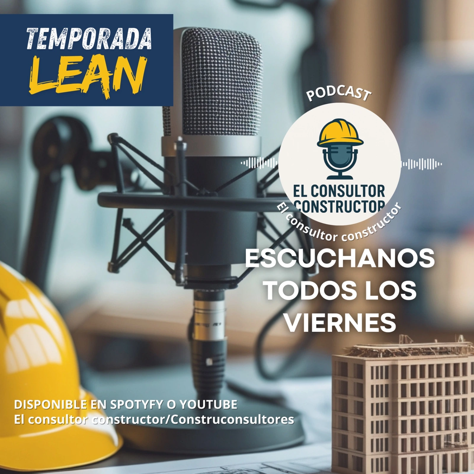 Flyer Podcast Consultor Constructor